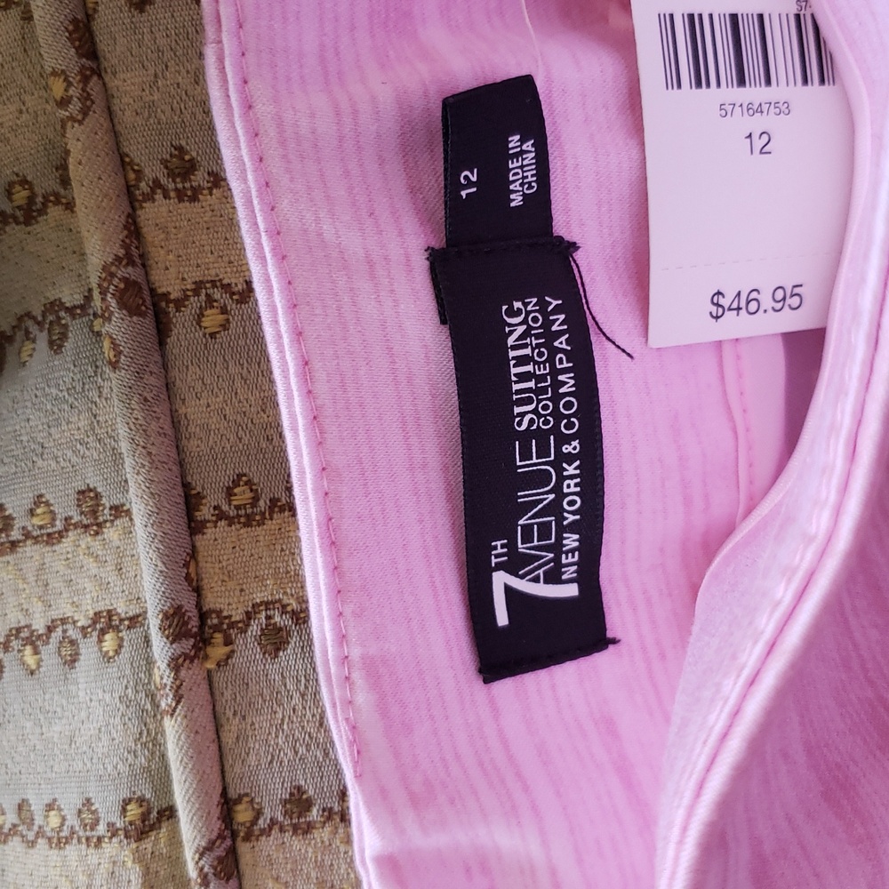 Pink Floral Pencil Skirt - Picture 2 of 3